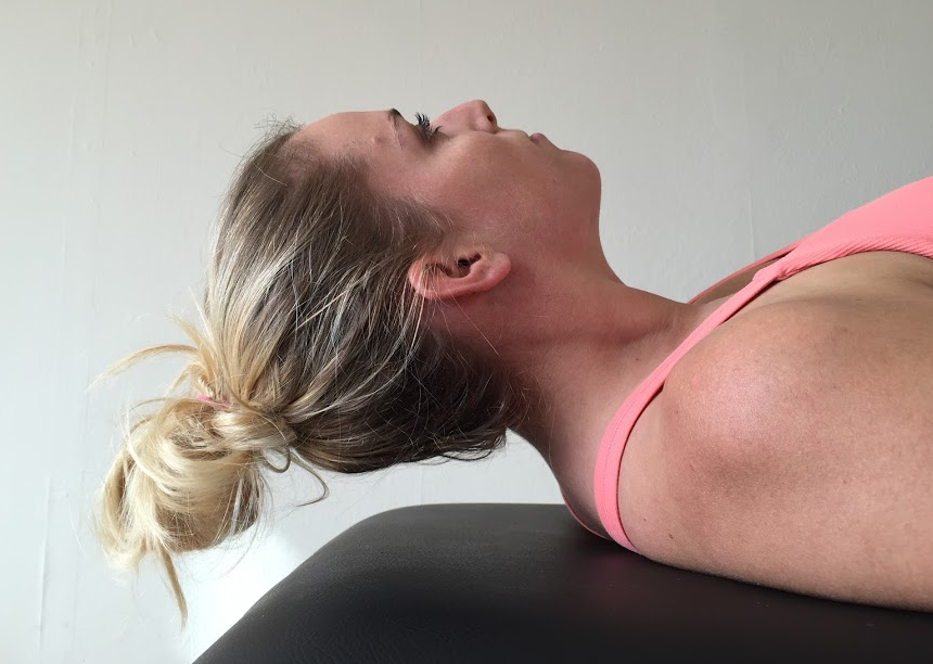 Head lift with poke chin
