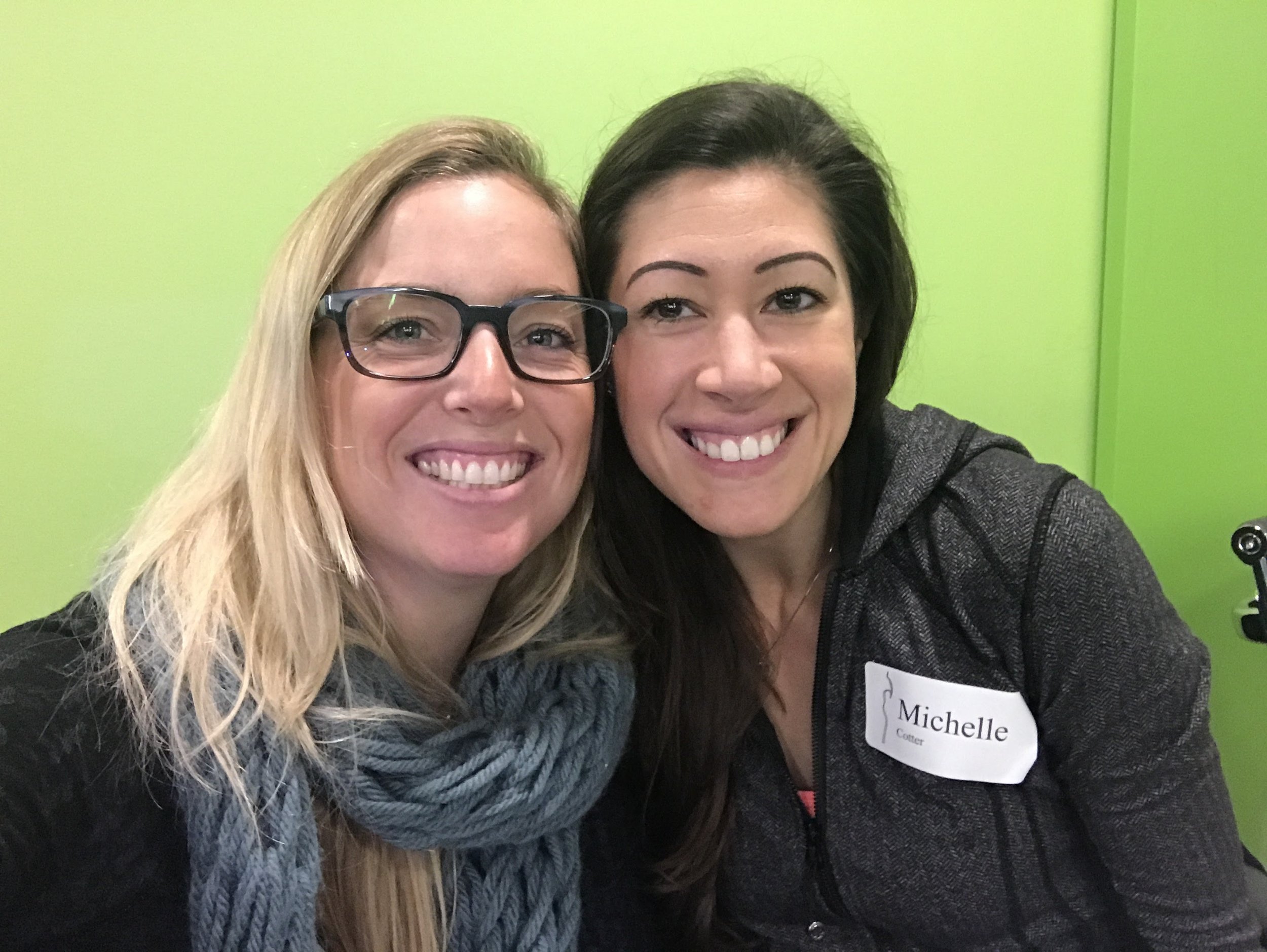 Michelle - one of my new colleagues and clinical supervisor :)