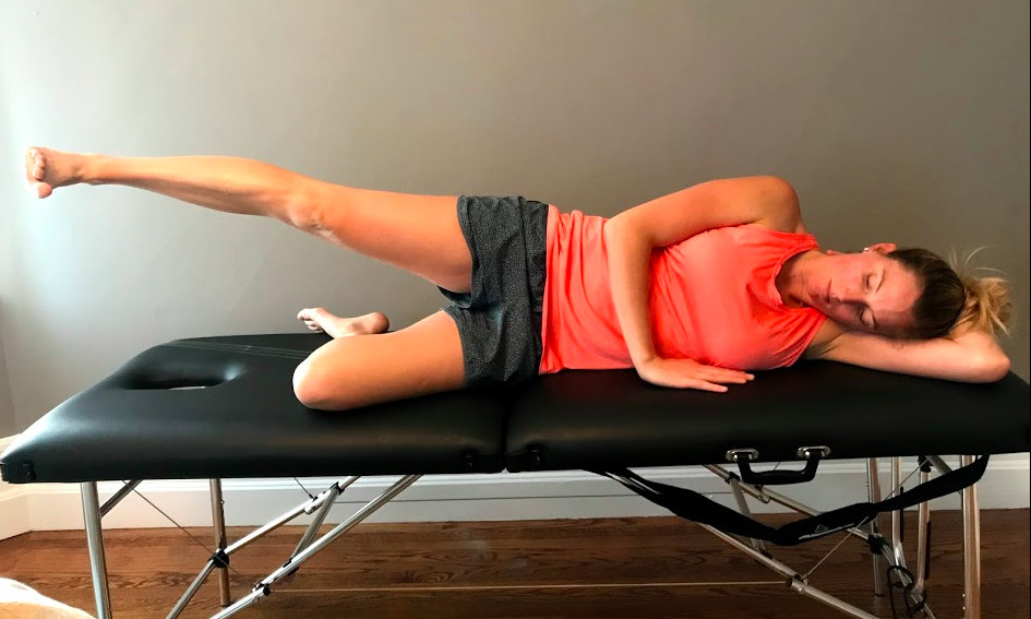 Side lying active SLR