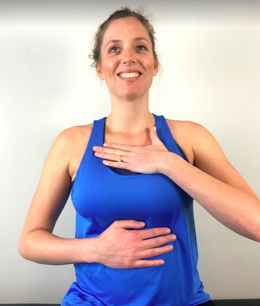 Upper chest vs abdominal breathing