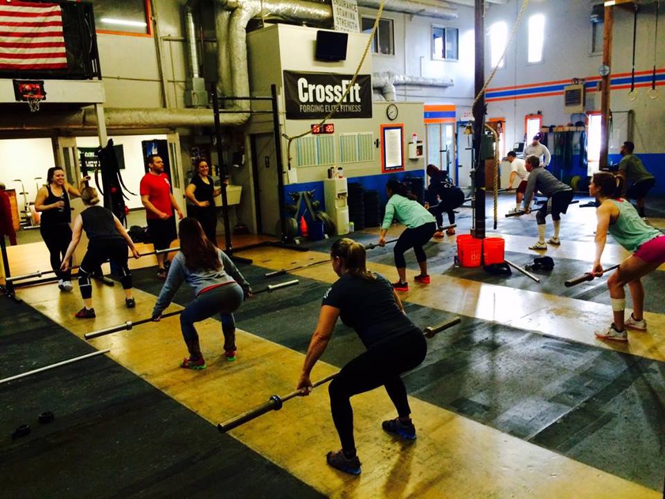 Snatch Practice at CFD