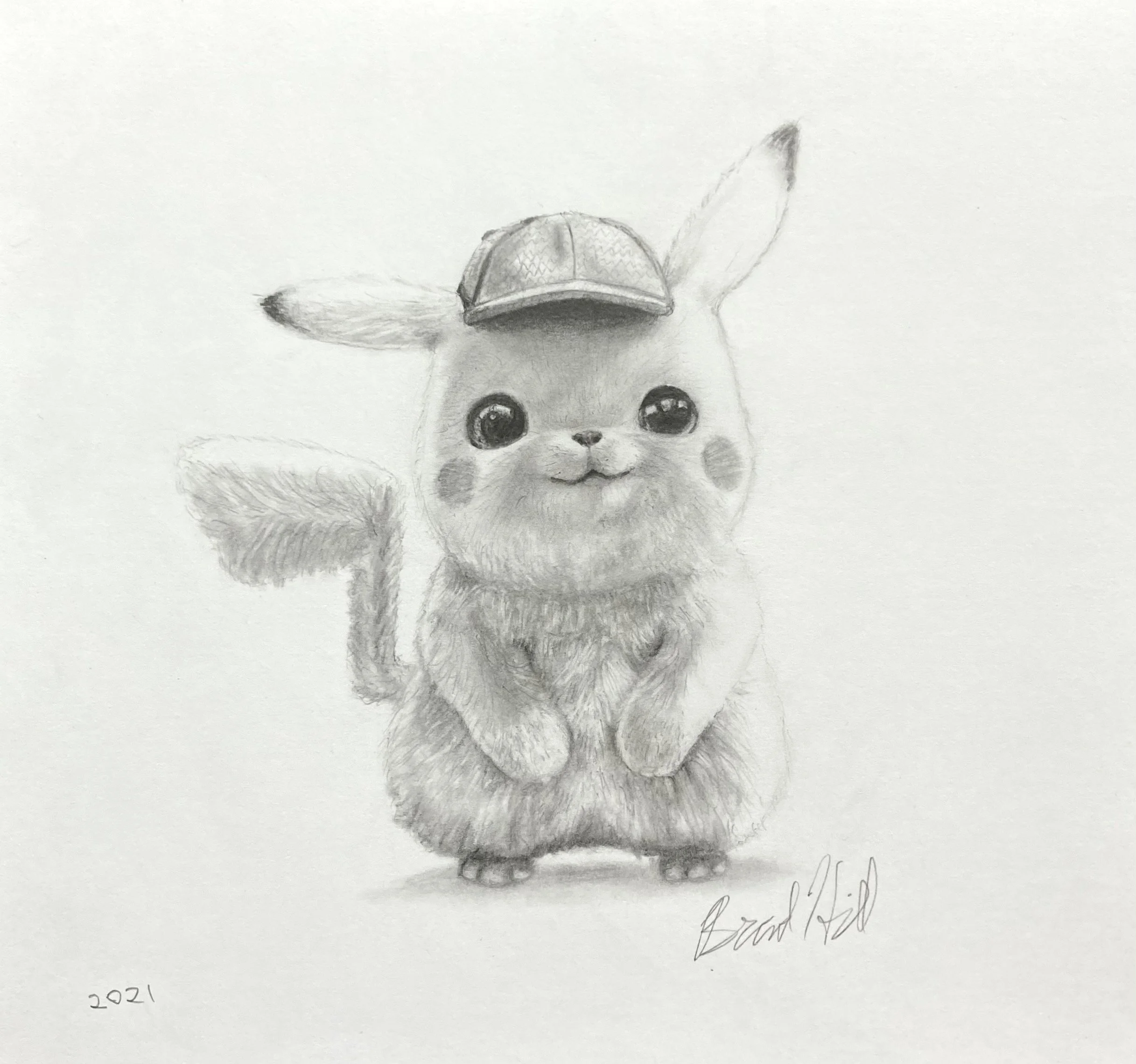  Detective Pikachu Sketch 