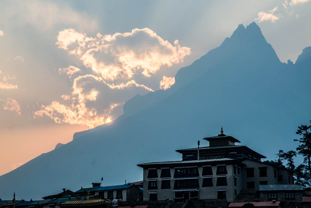 Tengboche monastery. Largest in the area.