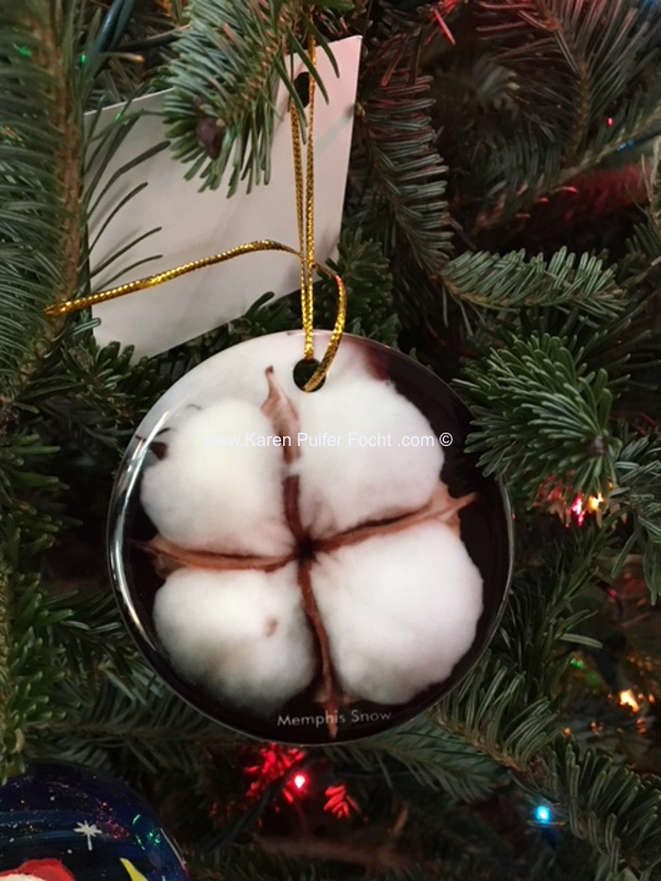 Cotton Boll Ornament