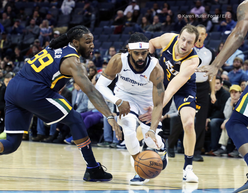 Memphis Grizzlies defeat Utah Jazz — KAREN PULFER FOCHT