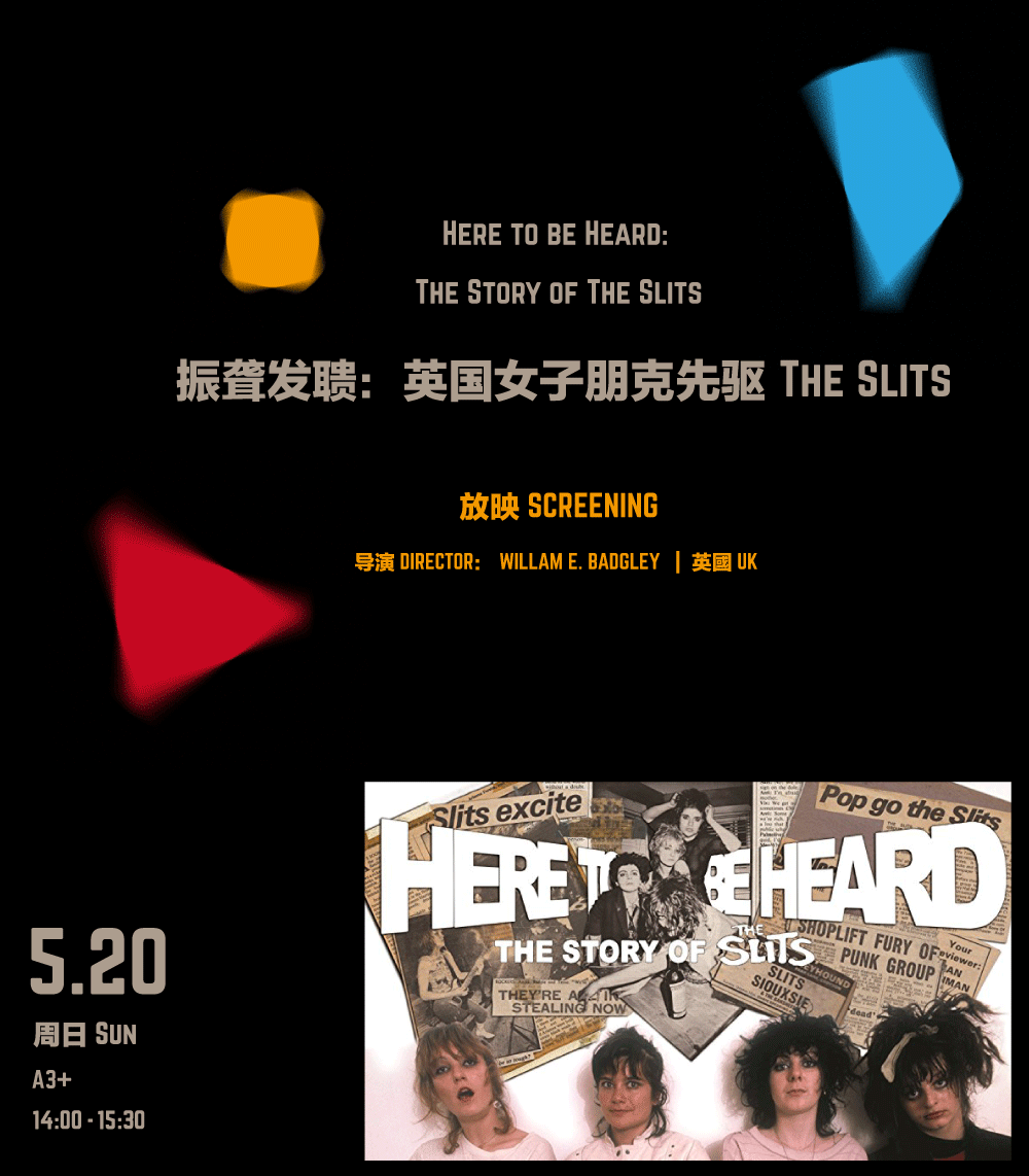 振聋发聩:英国女子朋克先驱 The Slits Here to be Heard: The Story of The Slits
