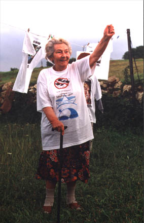 1999, beloved grandmother shouts "STOP CO2"