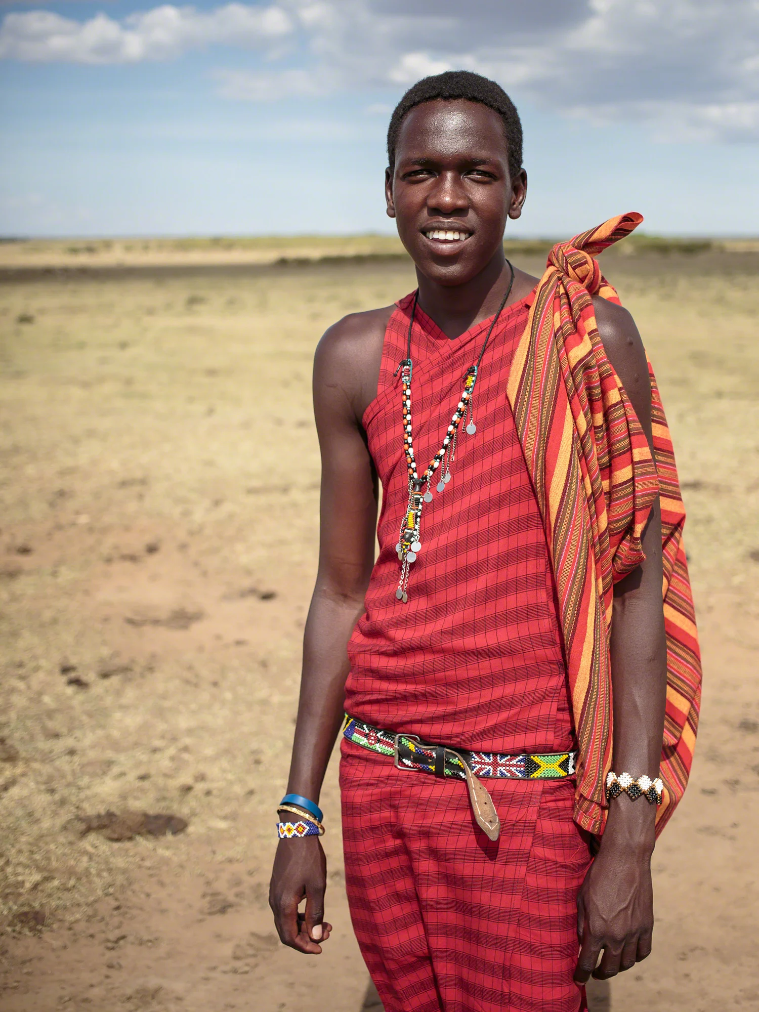 Masai chief's son, Masai Mara, Kenya