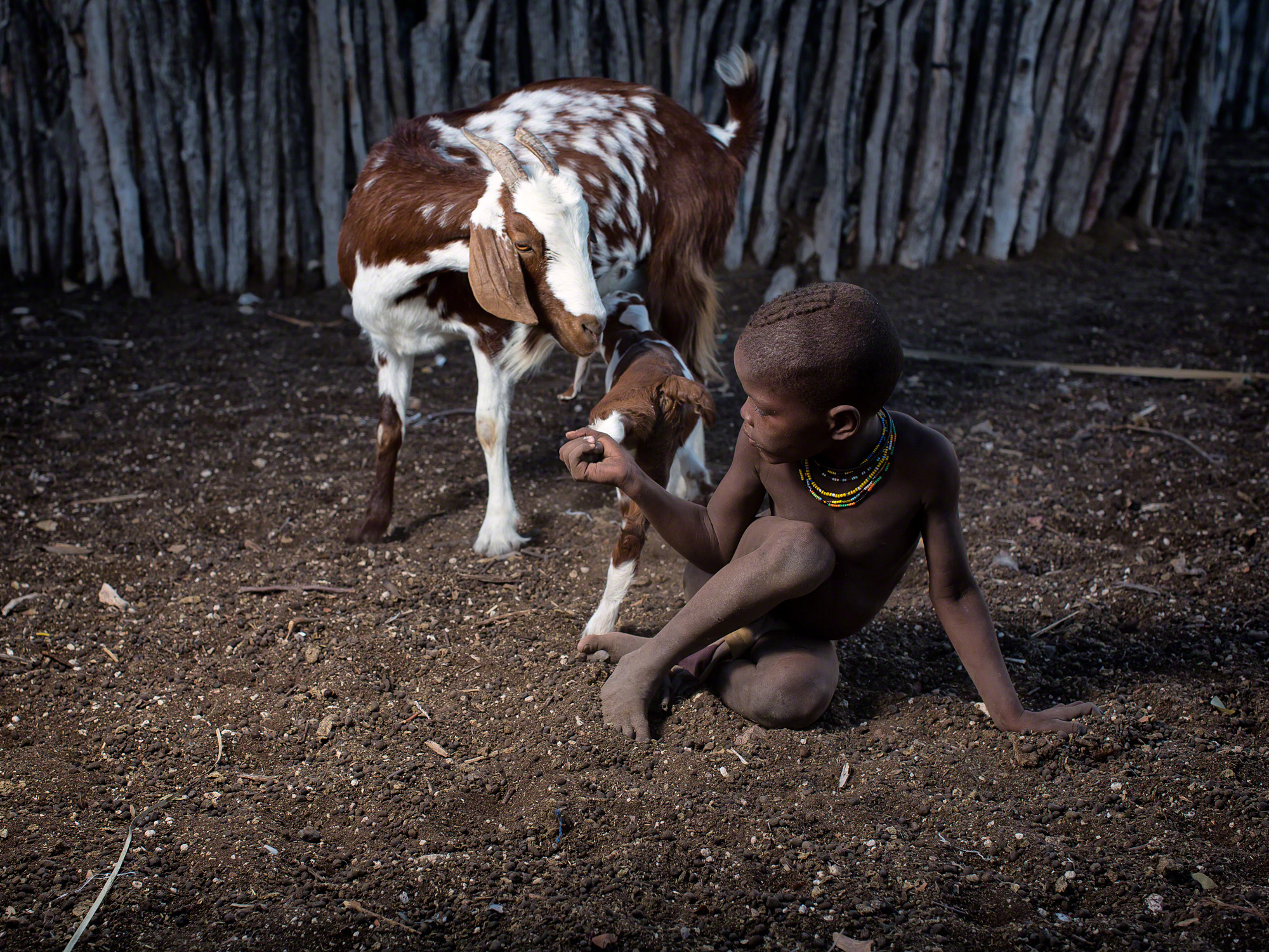 Kids, Epupa Falls, Namibia