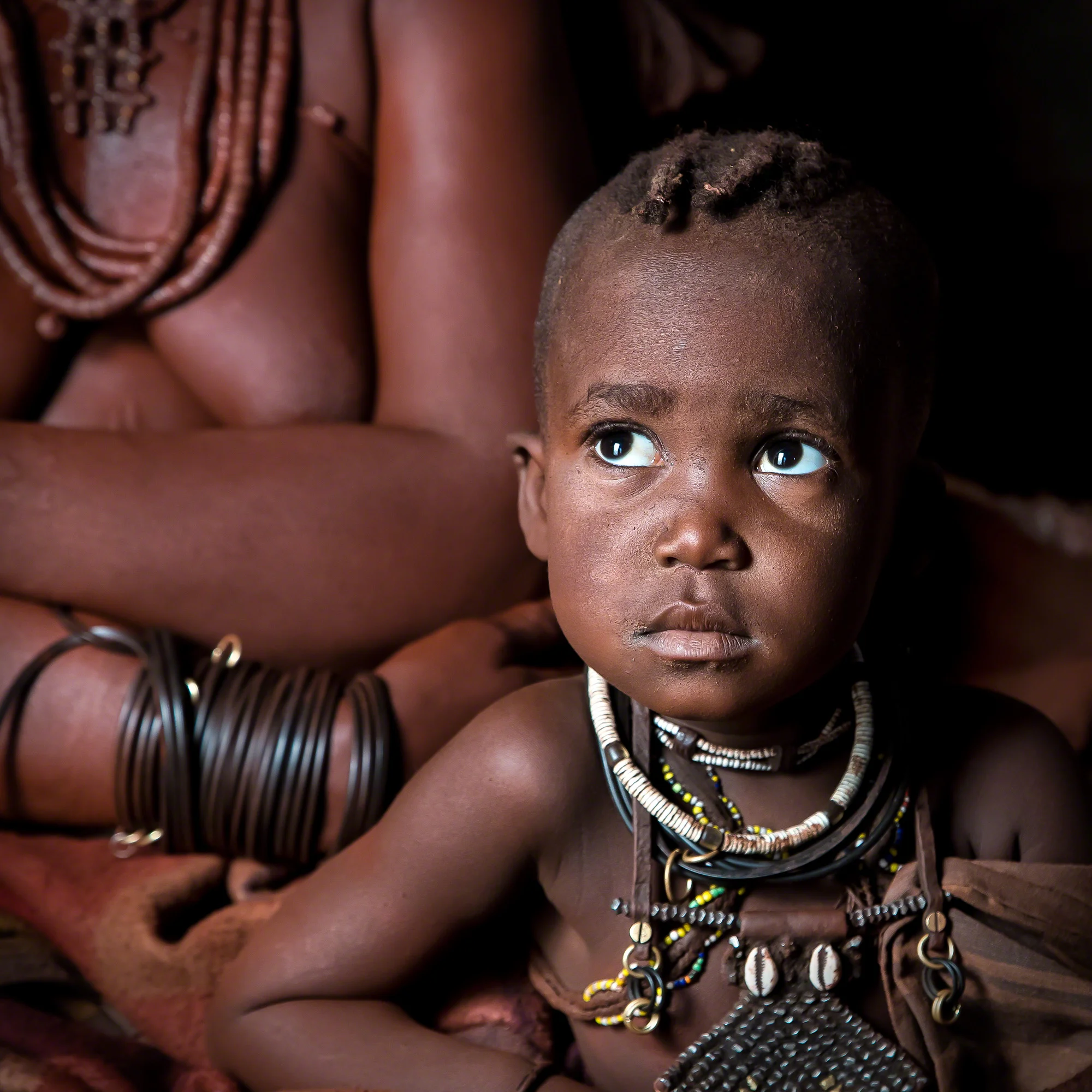 Himba child, Epupa Falls, Namibia