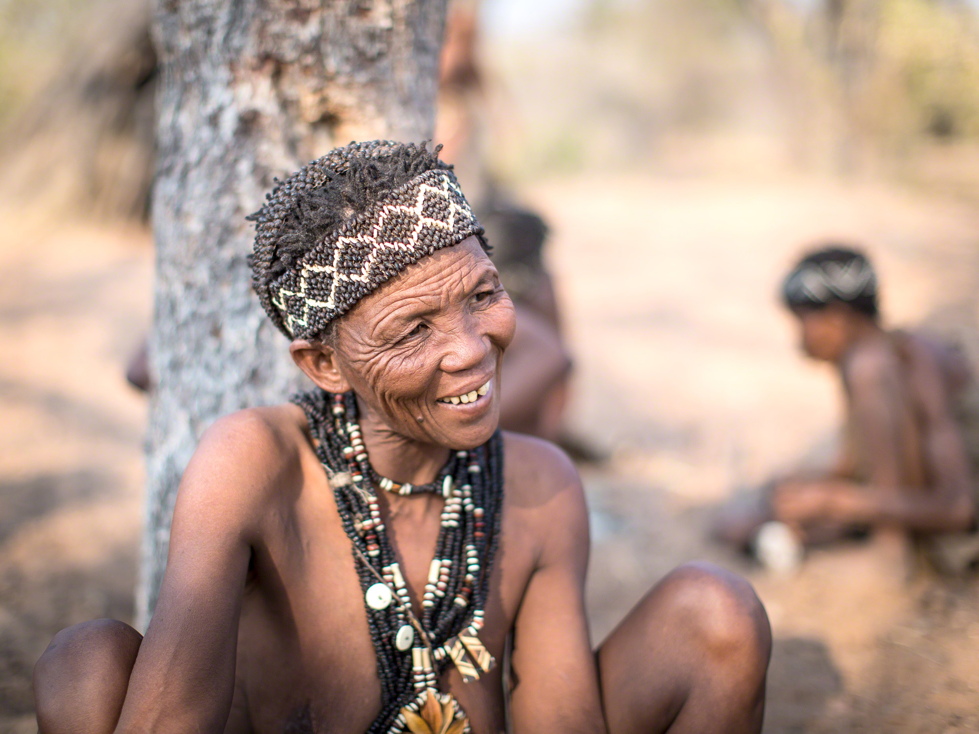 Ju/Hoansi-San laughter, Namibia