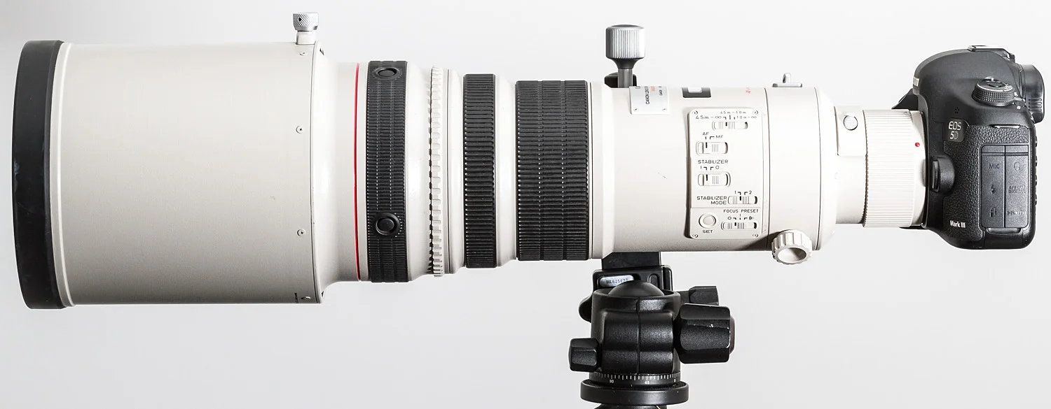 My favourite lens - Canon 500mm.