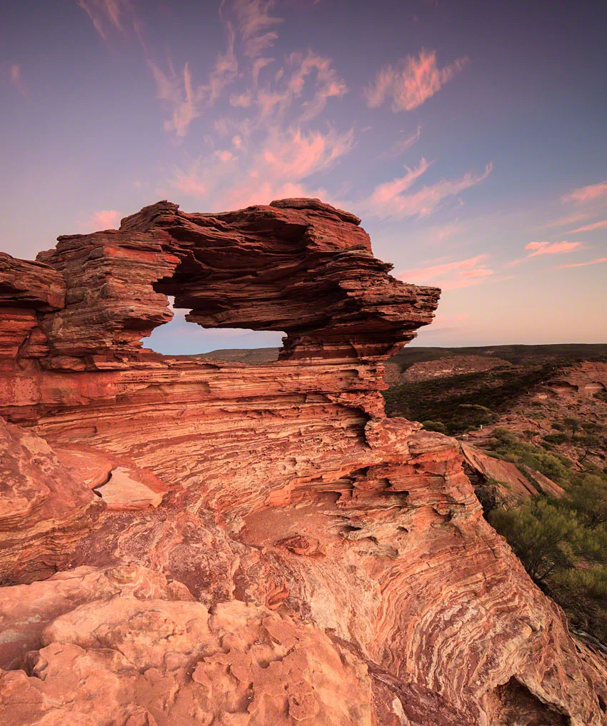 Locations: Natural Window, Murchison Gorge