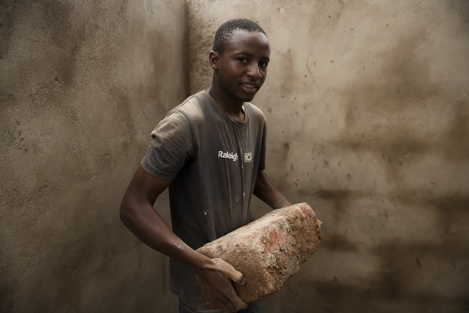 Volunteer Michael Ulisaja