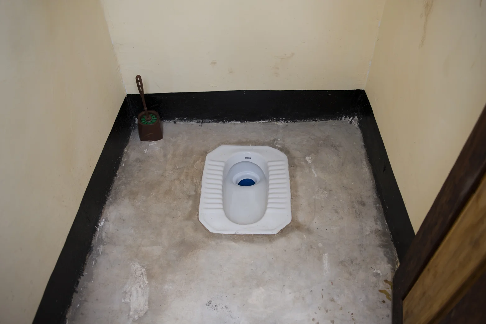 A new toilet in Mwaya