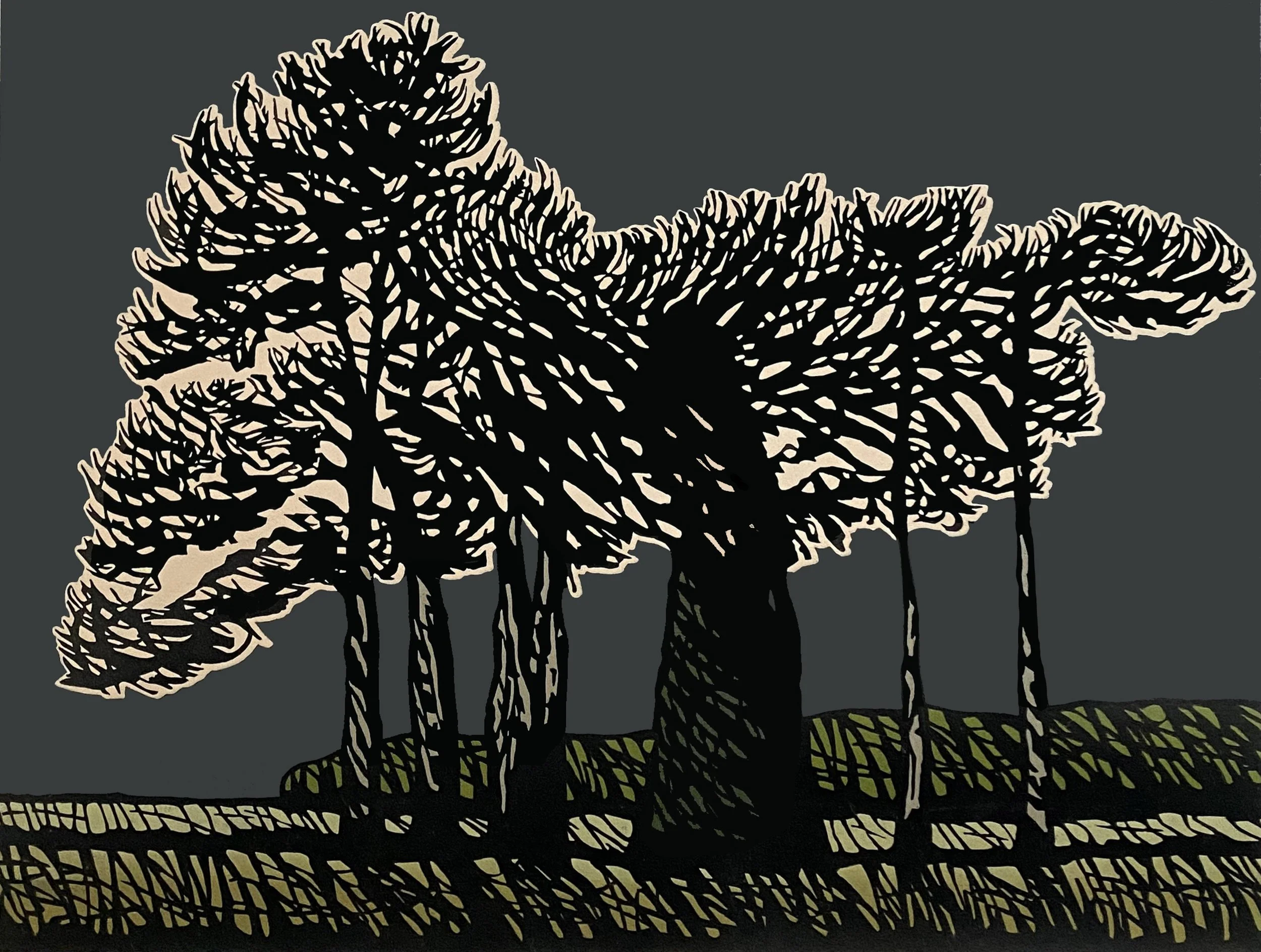 Paul Hogg 'Trees Under a Grey Sky'.jpg