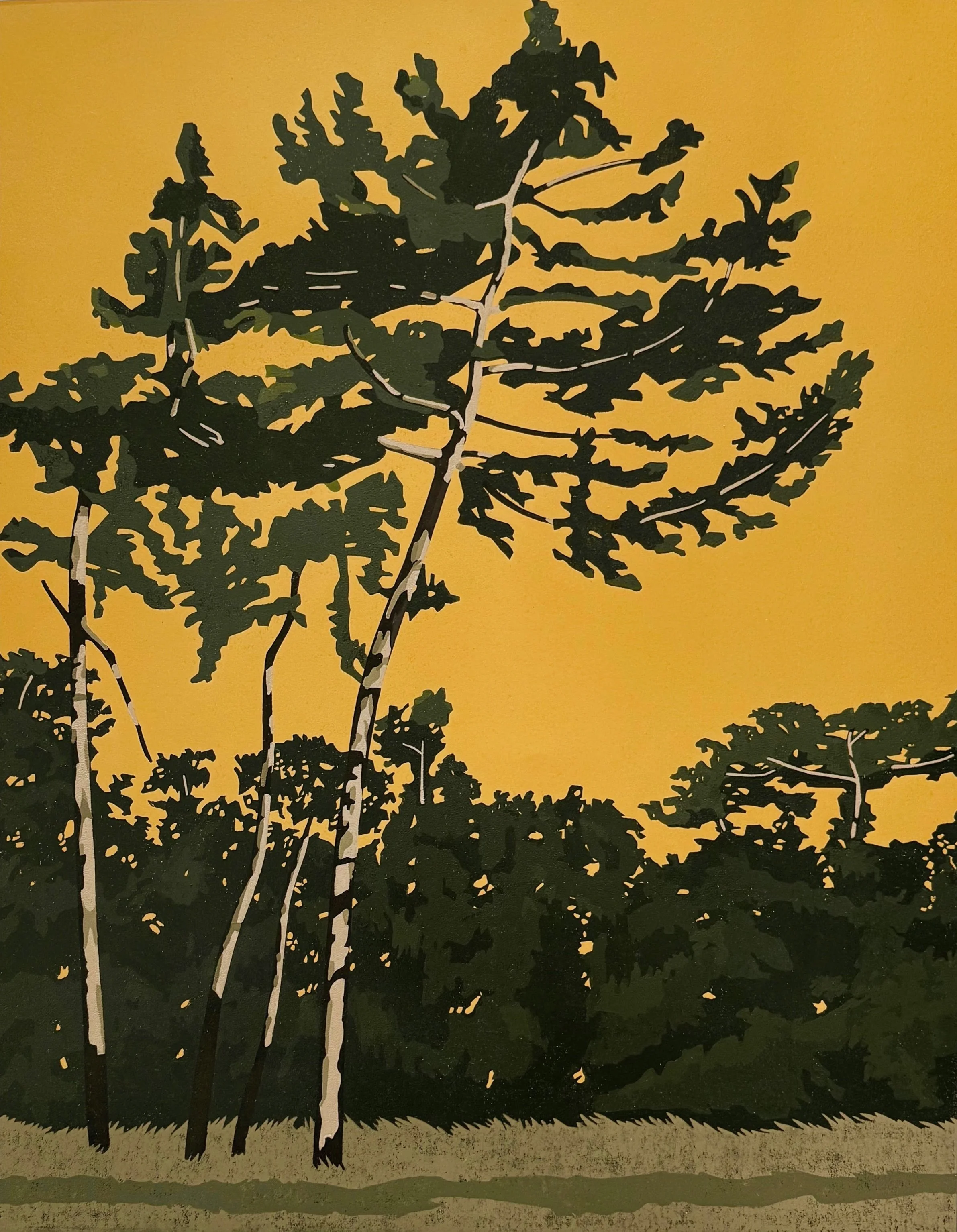 Four Trees Linocut Paul Hogg.jpeg