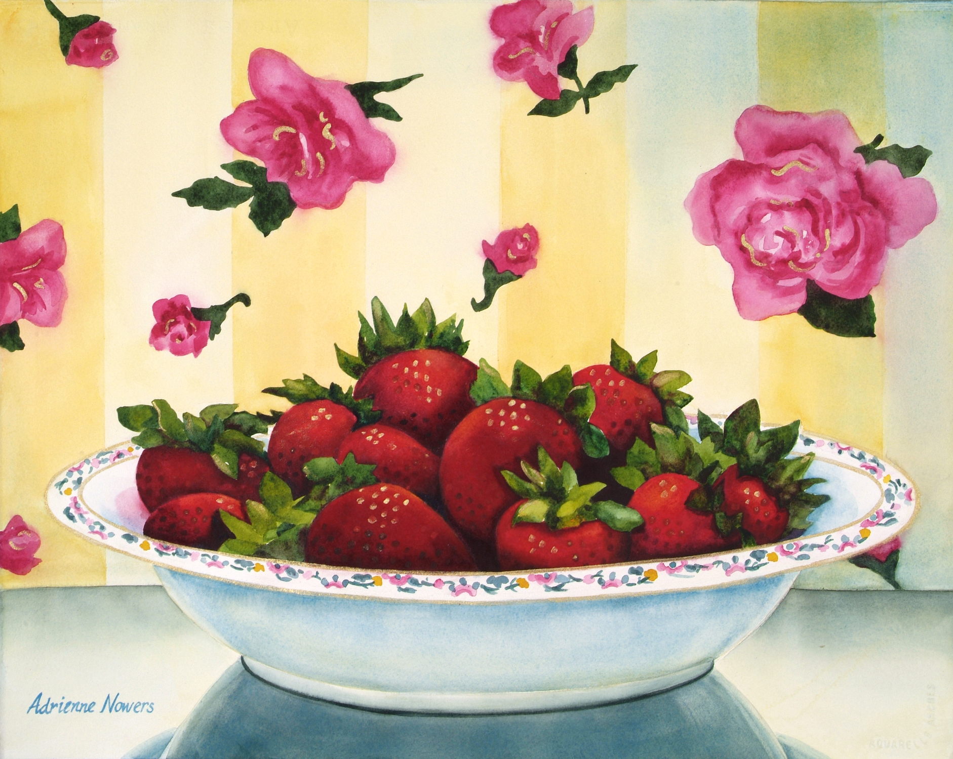 Strawberries & Roses