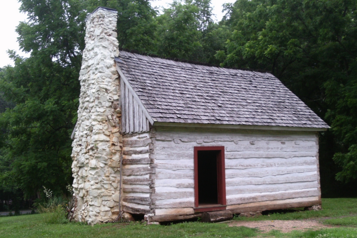 Gilmore Cabin rear