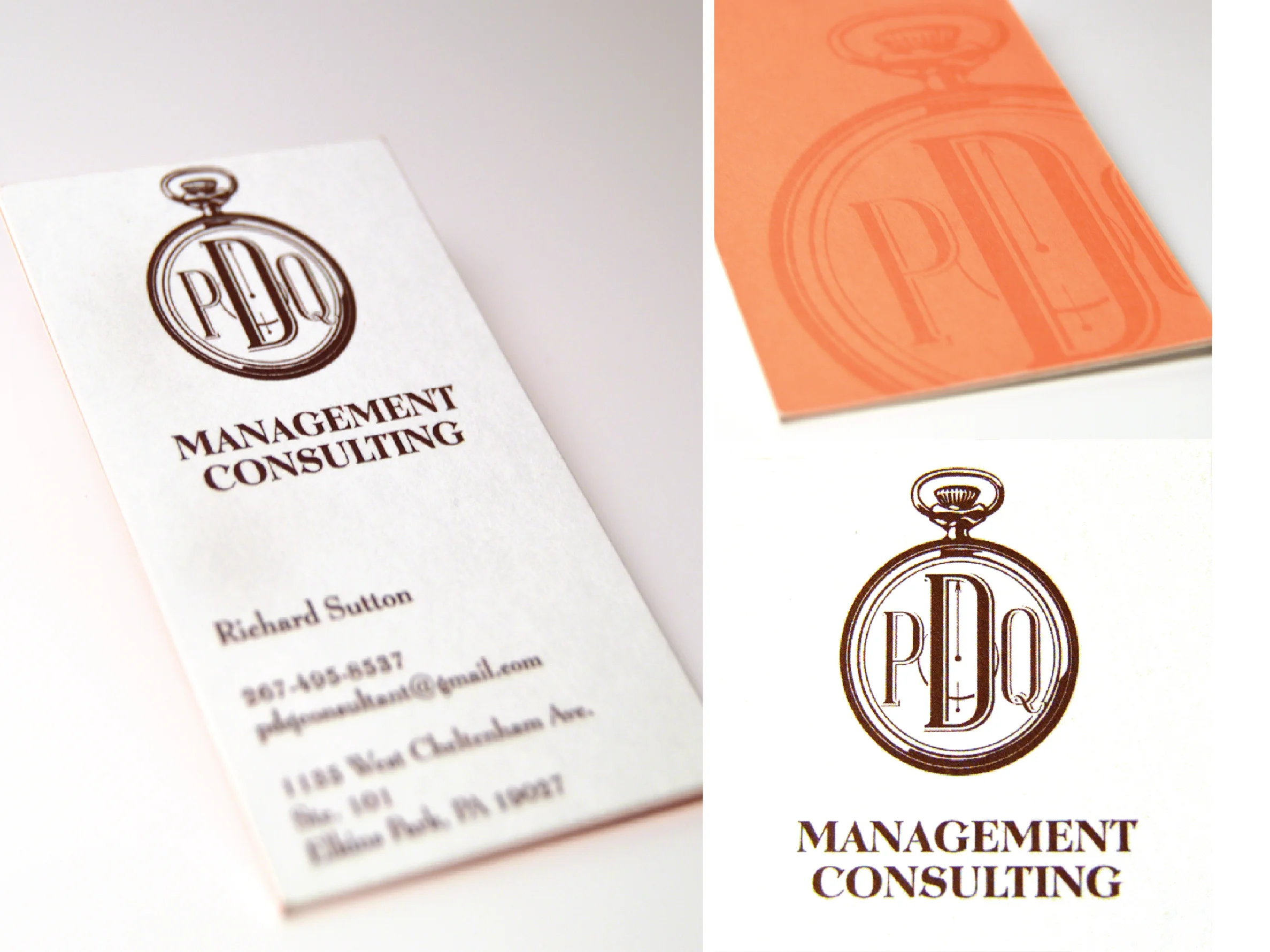 PDQ Management Consulting / Logo + Business Card Design