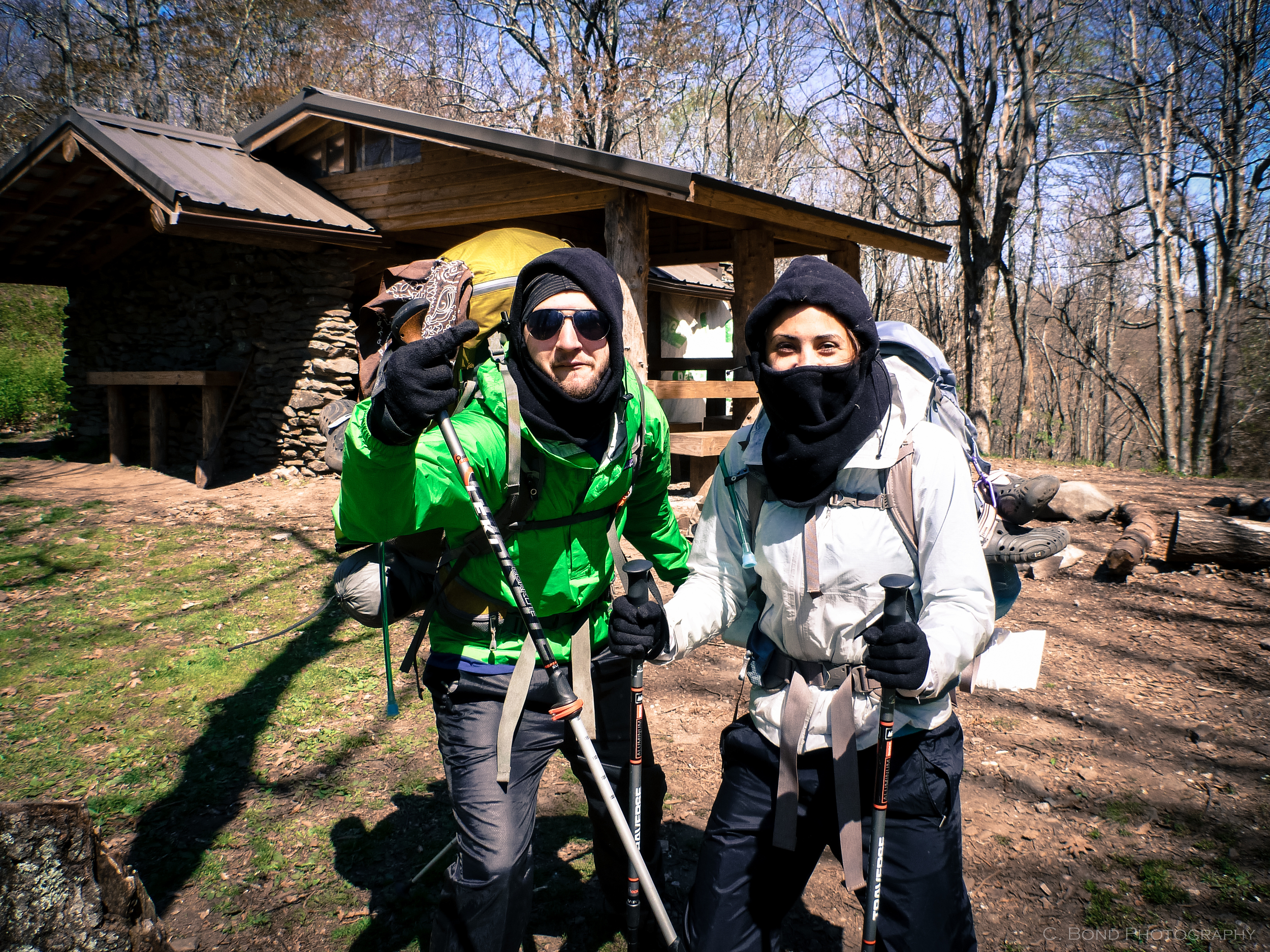 The balaclavas in action
