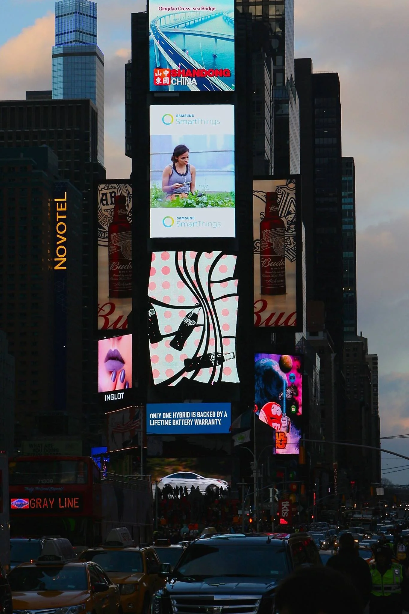 Times Square, January 2016