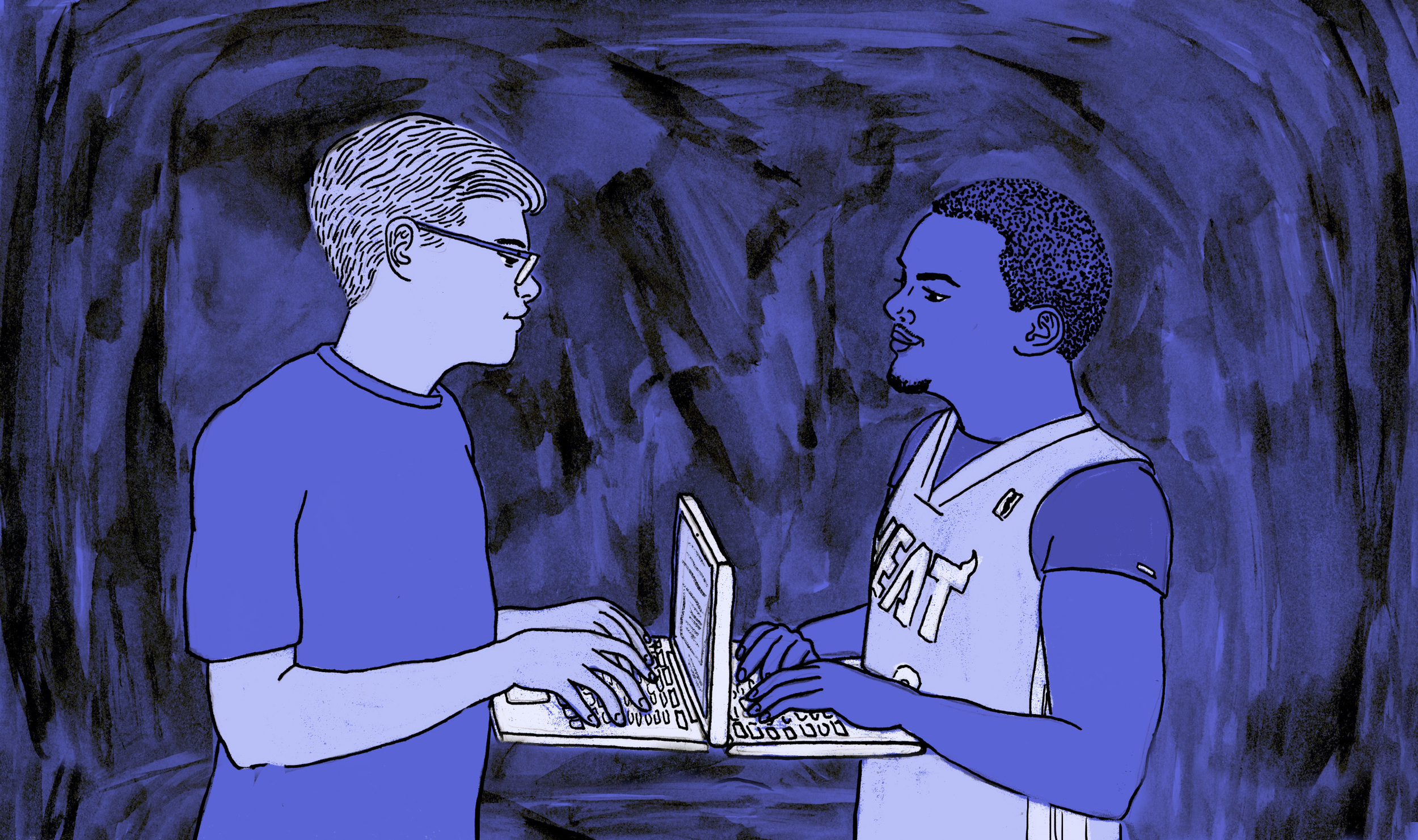 The Stolen Laptop - A comic strip made for a story on NPR.org about a stolen laptop. Click here to see the full comic.