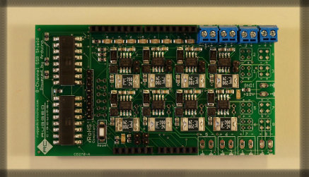 8-channel relay shield