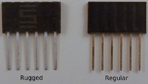 Pin 6 Header Arduino 6-pin Stacking Header — Rugged CircuitsRugged Arduino