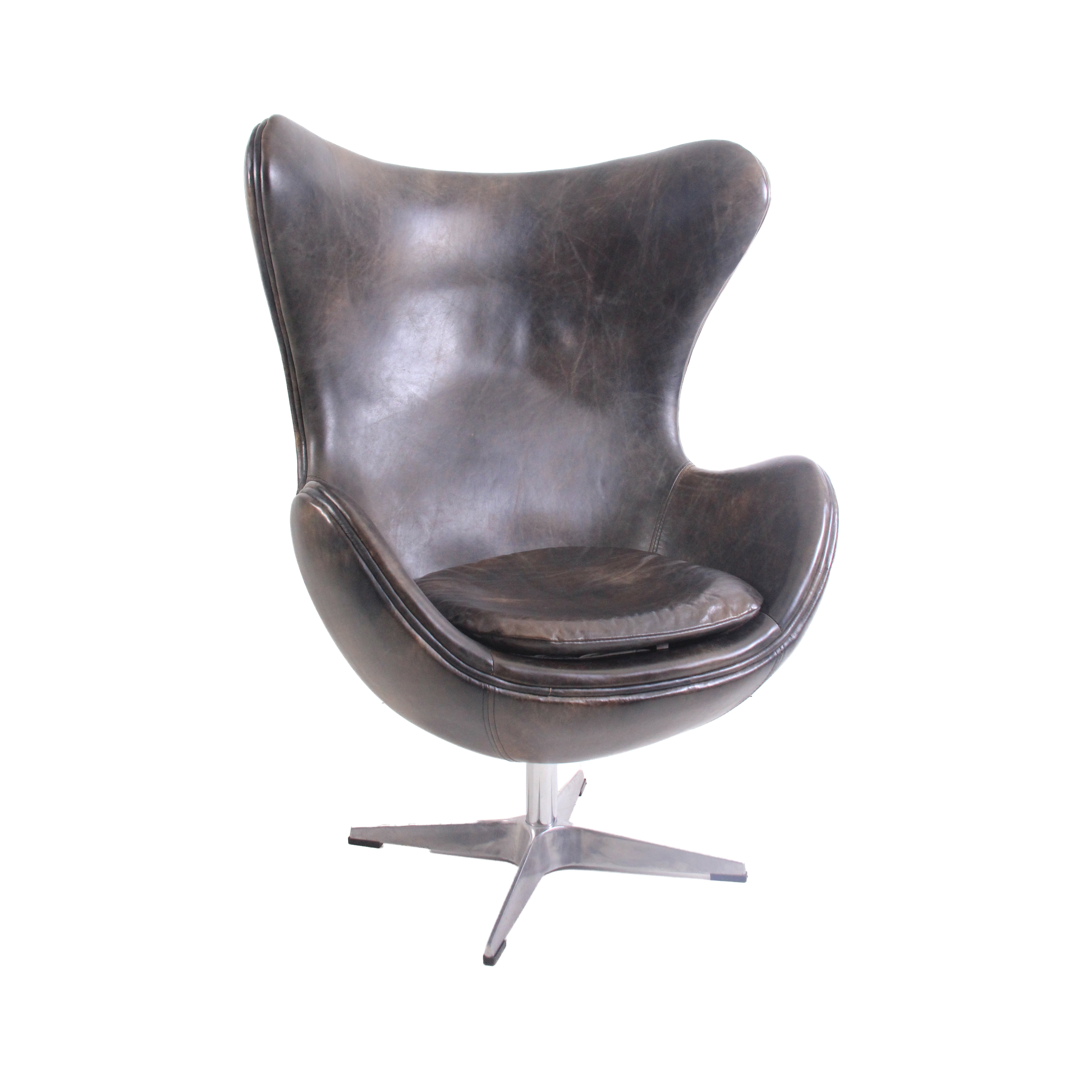 Modern Leather Egg Chair