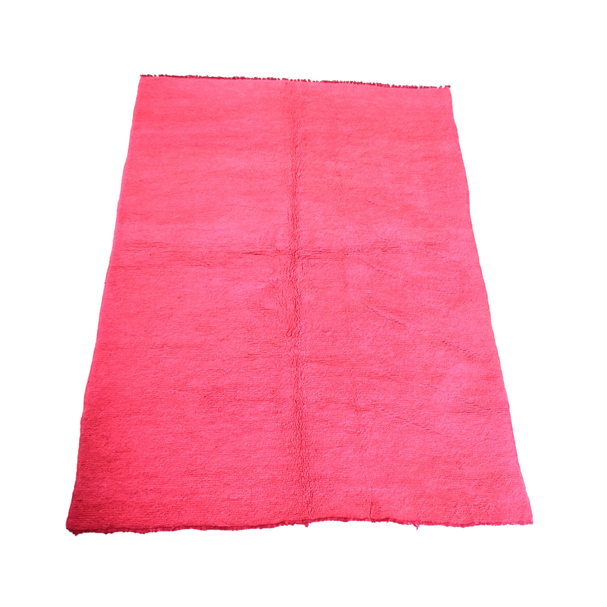 Large Vintage Hot Pink Moroccan Rug