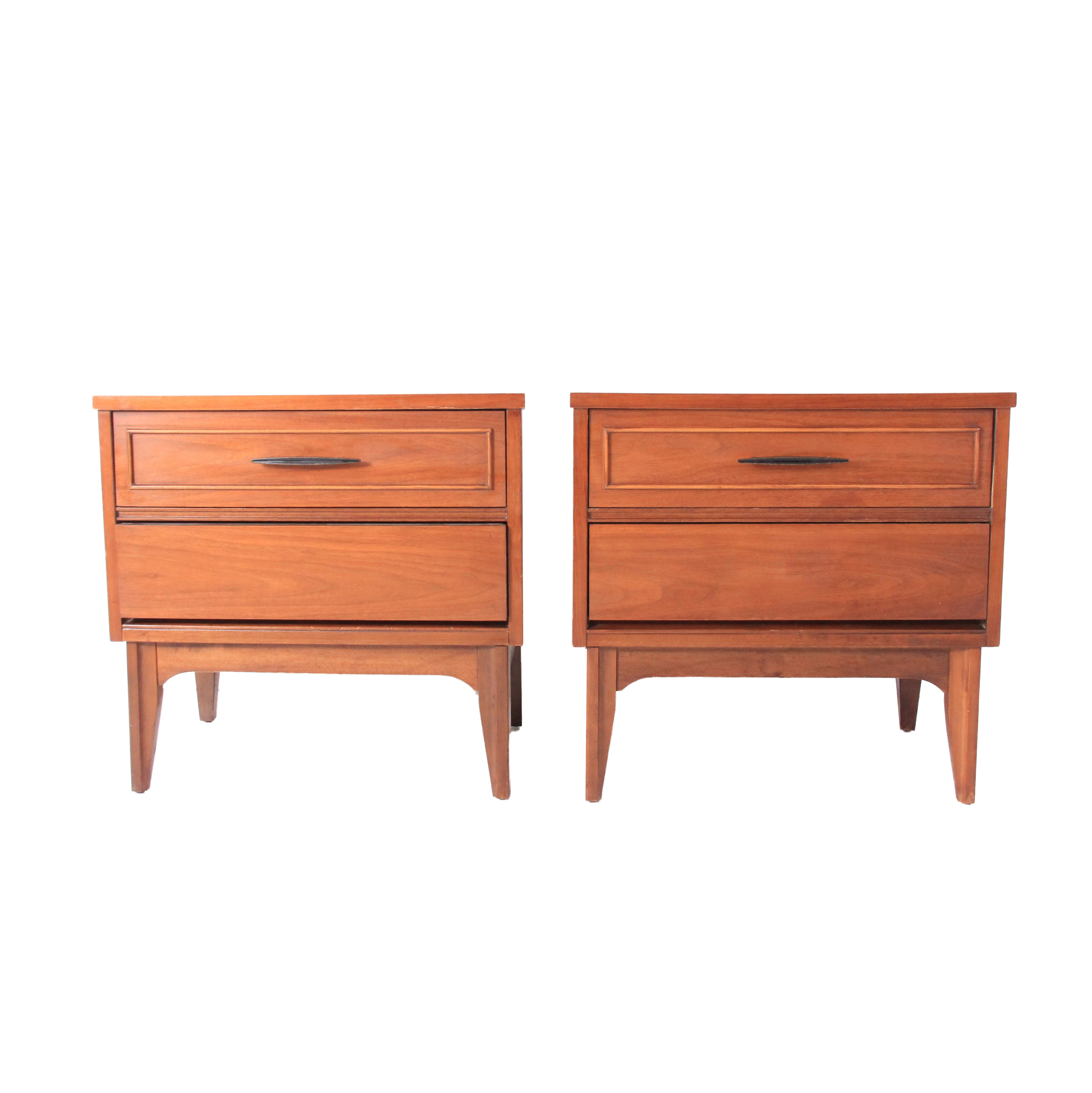 Vintage Mid Century Modern Nightstands by Dixie