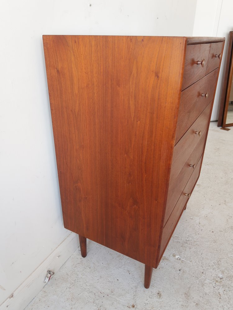 Vintage Mid Century Modern Drexel 5, Drexel 5 Drawer Dresser