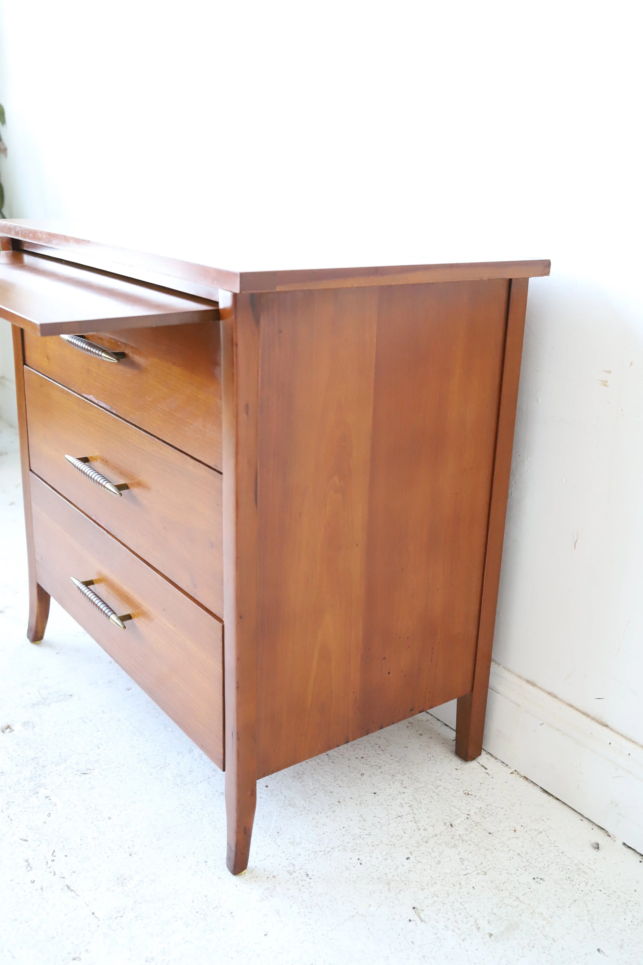 dresser with pull out table