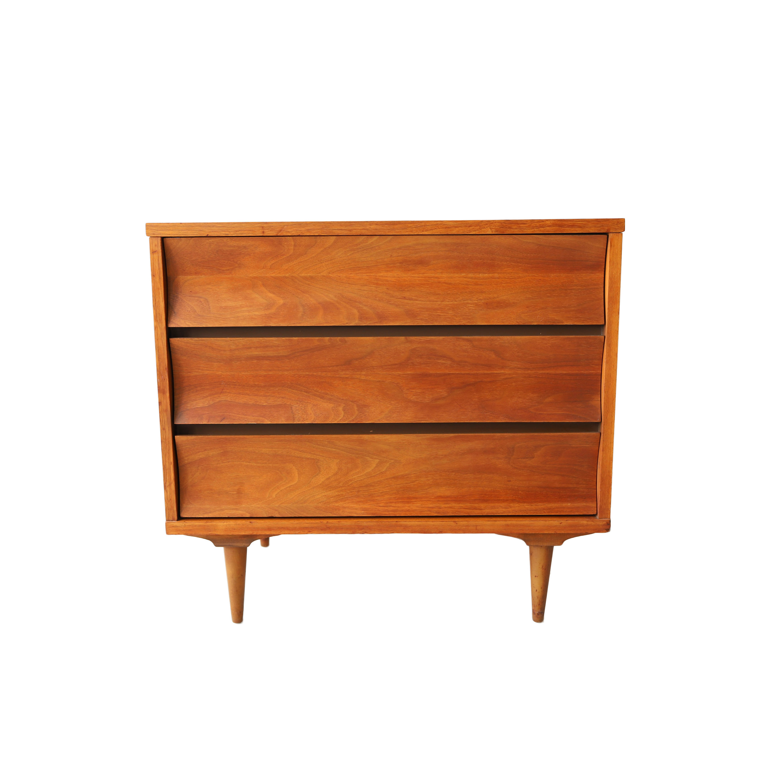 vintage mid century modern 3 drawer dresser by johnson carper.jpg