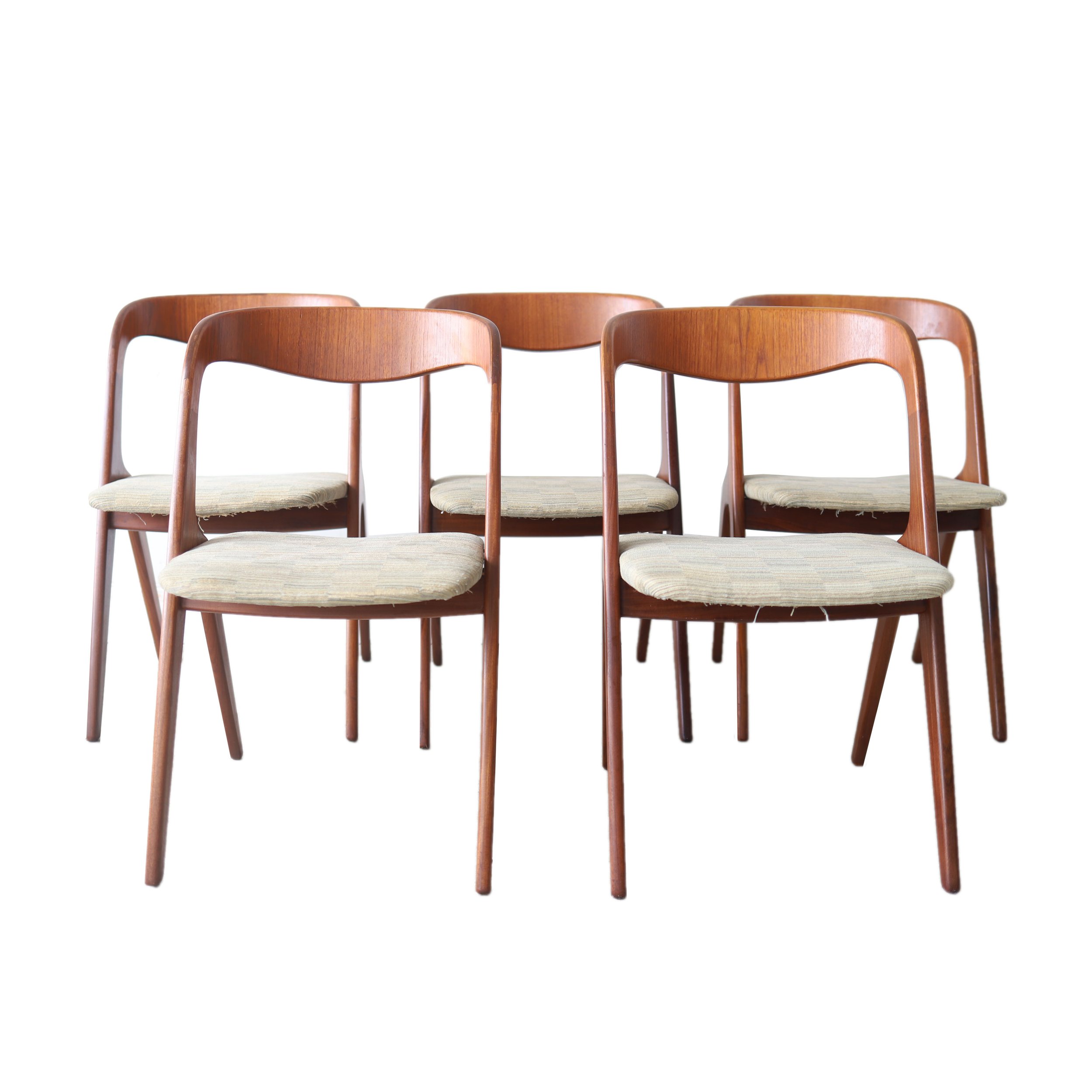 vintage mid century modern teak dining chairs.jpg