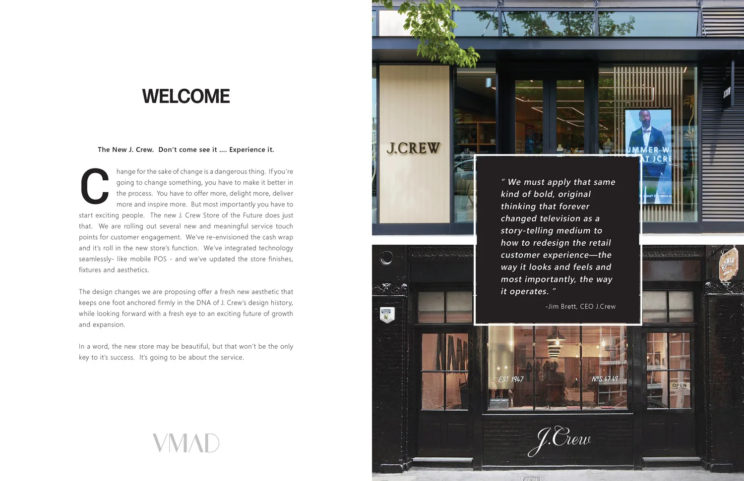 J Crew Store Of The Future Architecture Design