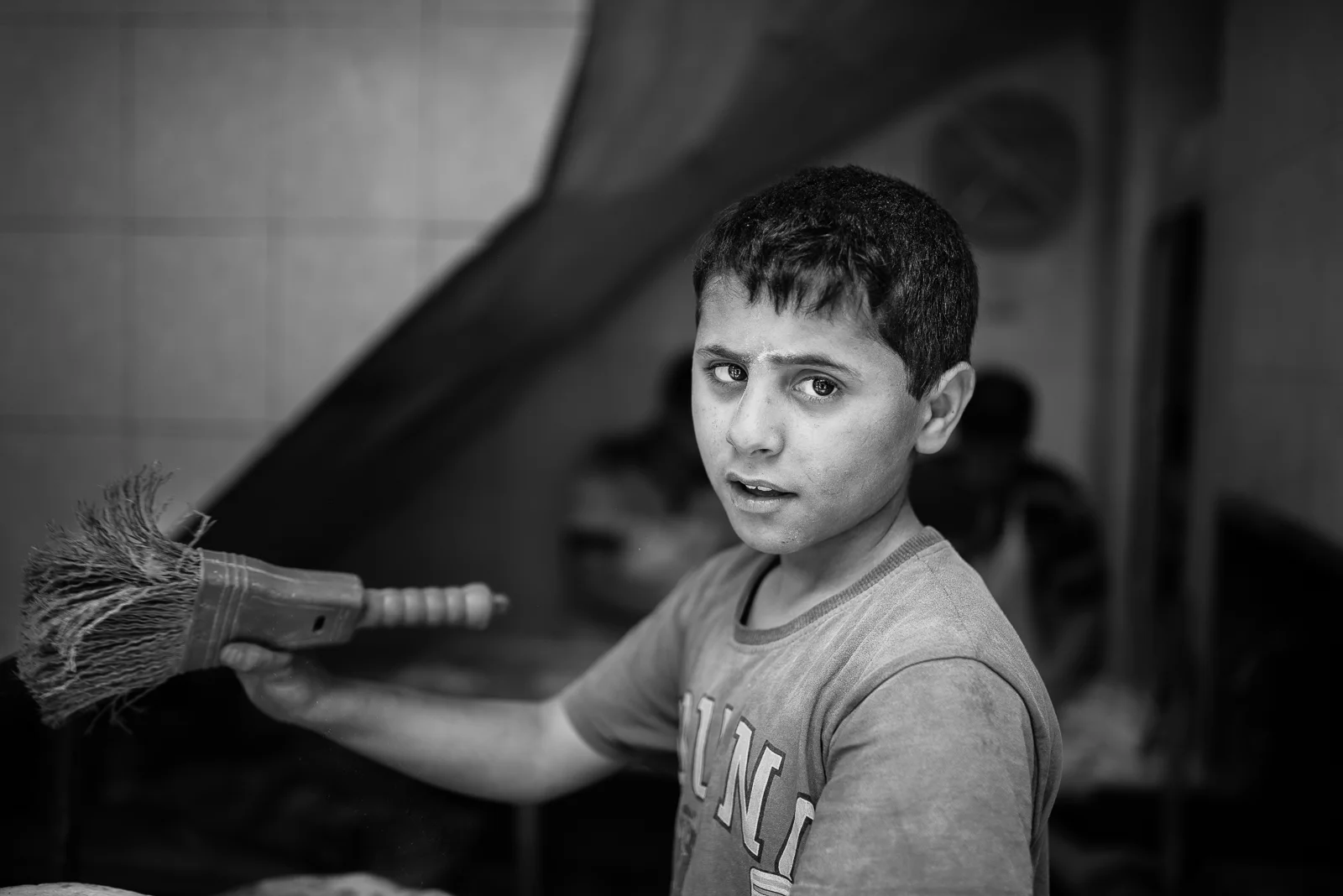 Kilis. Young boy at work