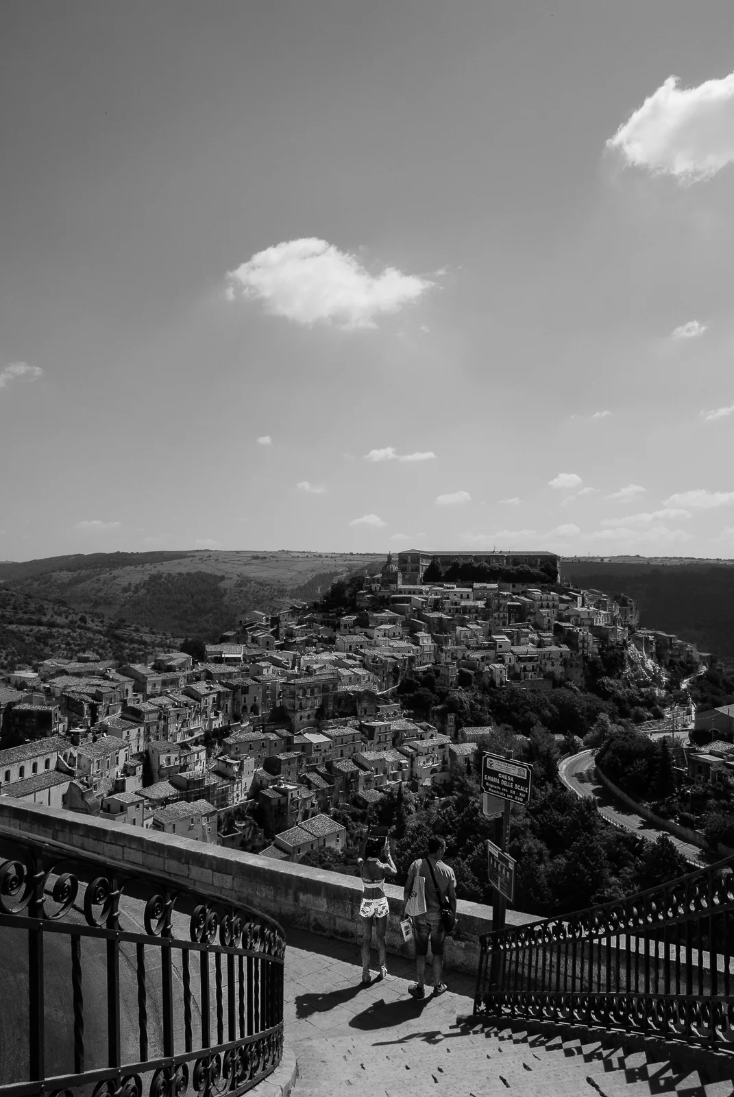 Ragusa Ibla viewed from Ragusa