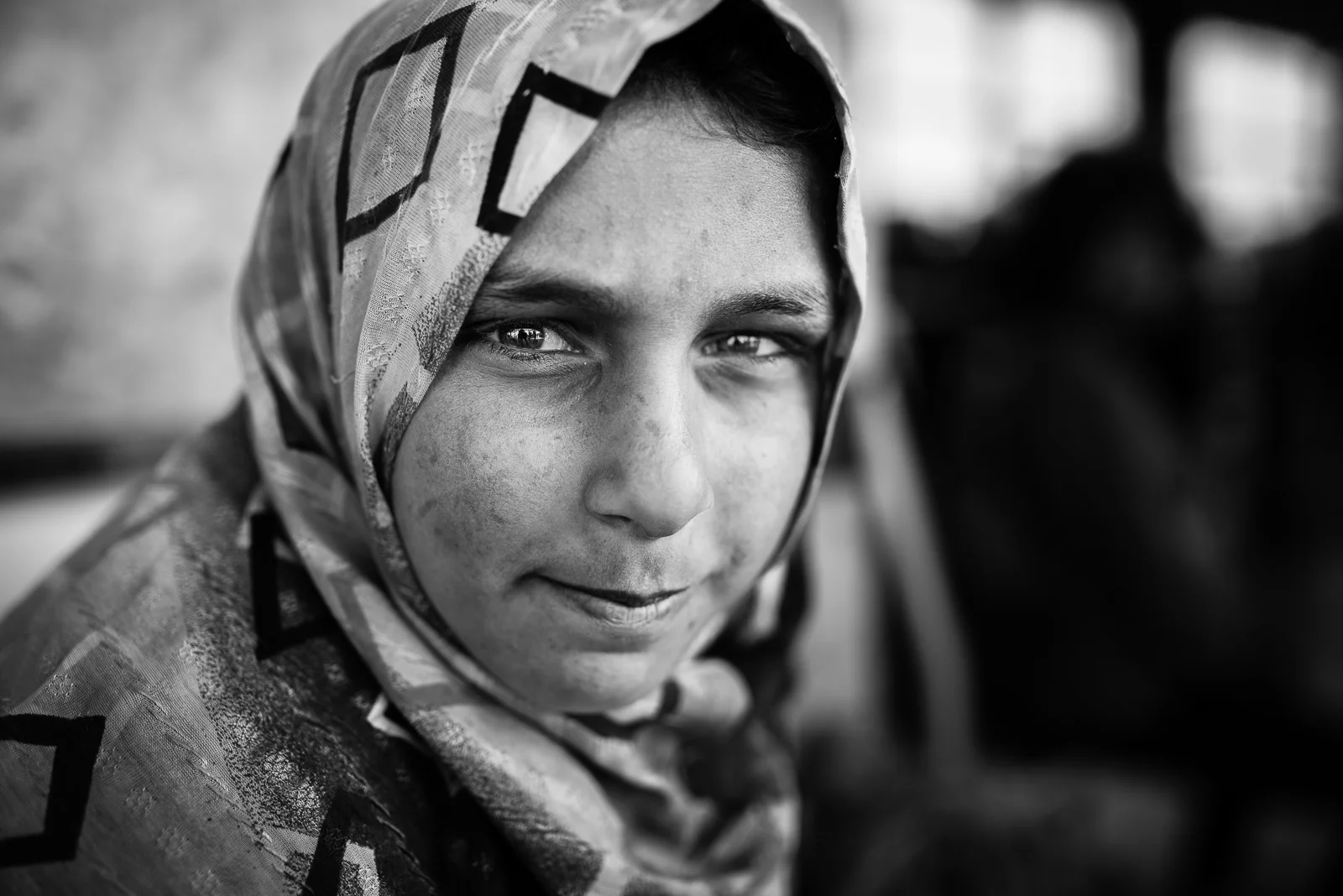 Refugees in the Kilis bus station