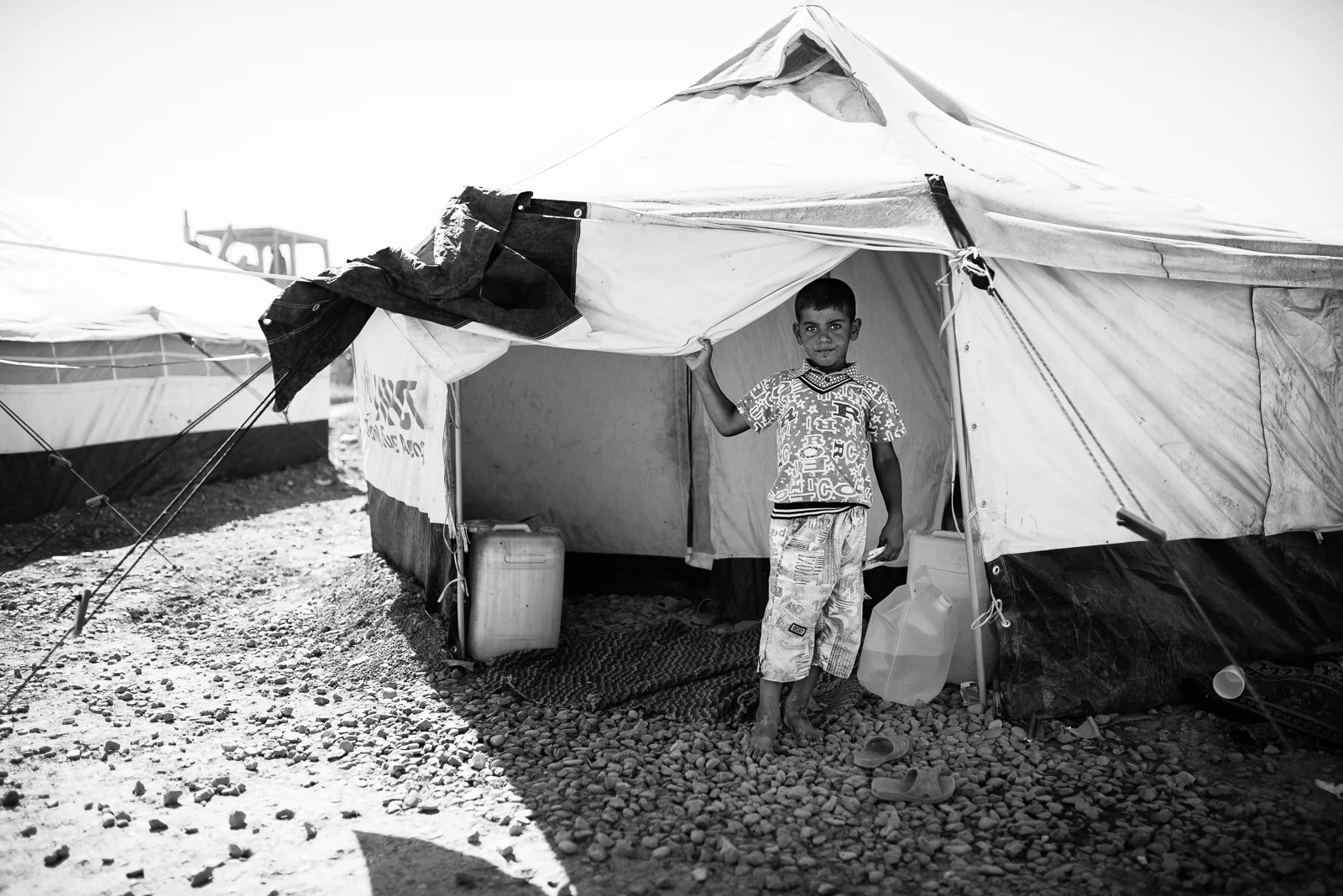 Child in the camp of Erbil