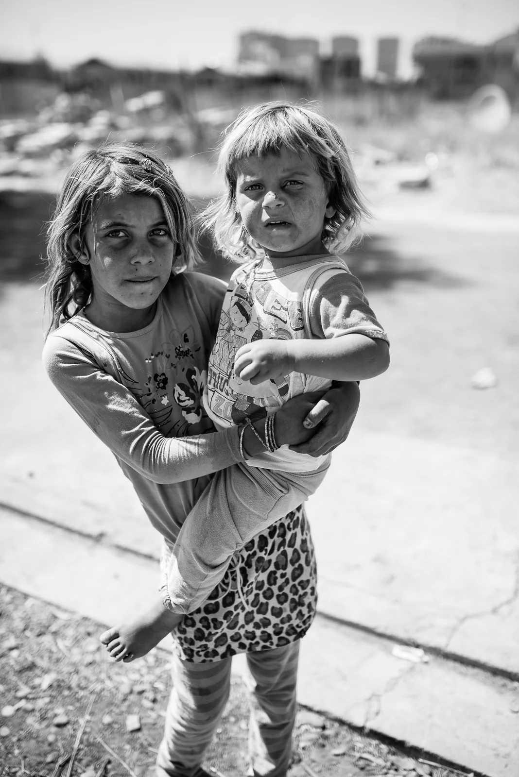 Sister in Erbil's small refugees camp