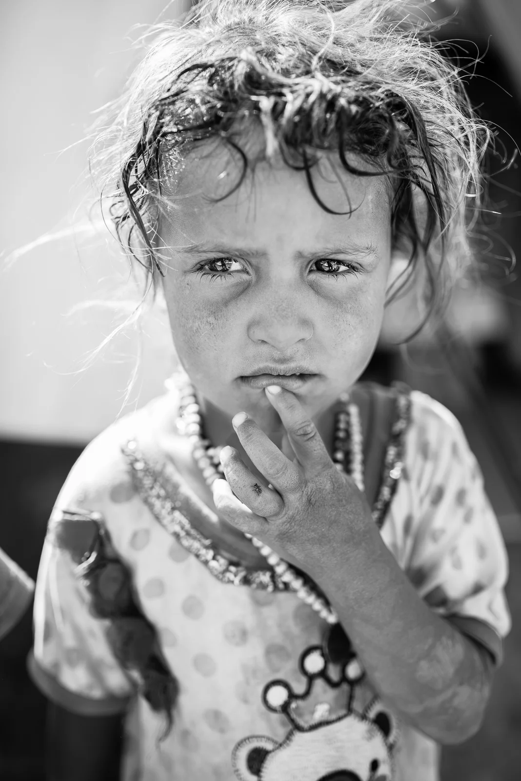 Little girl in the Erbil camp