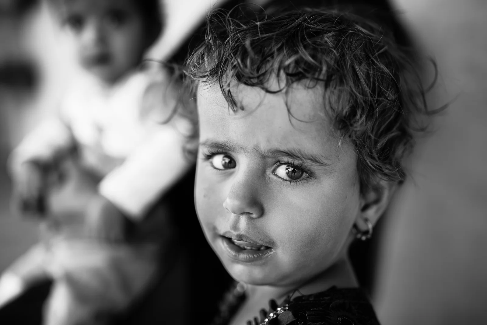 Little girl in a Erbil's school