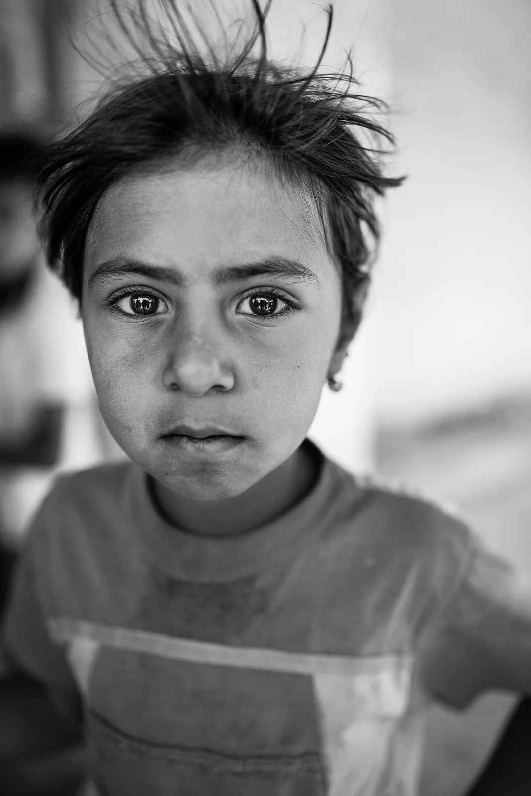 With the wind in the eyes, Zakho streets