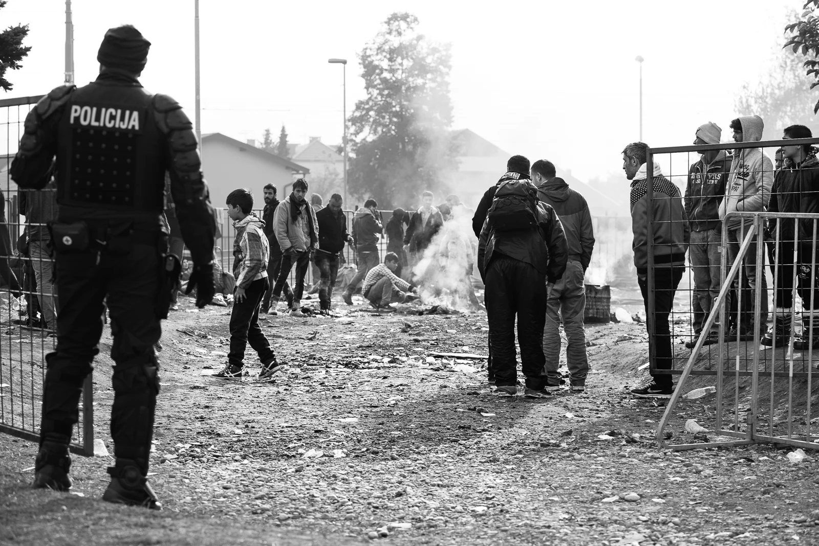 Degradation inside a camp