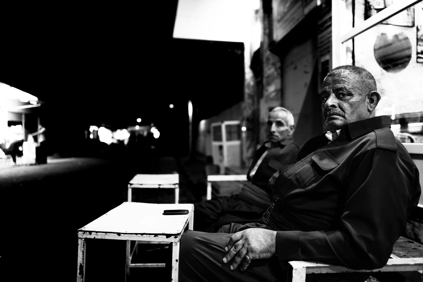 Two men are watching me, Zakho.