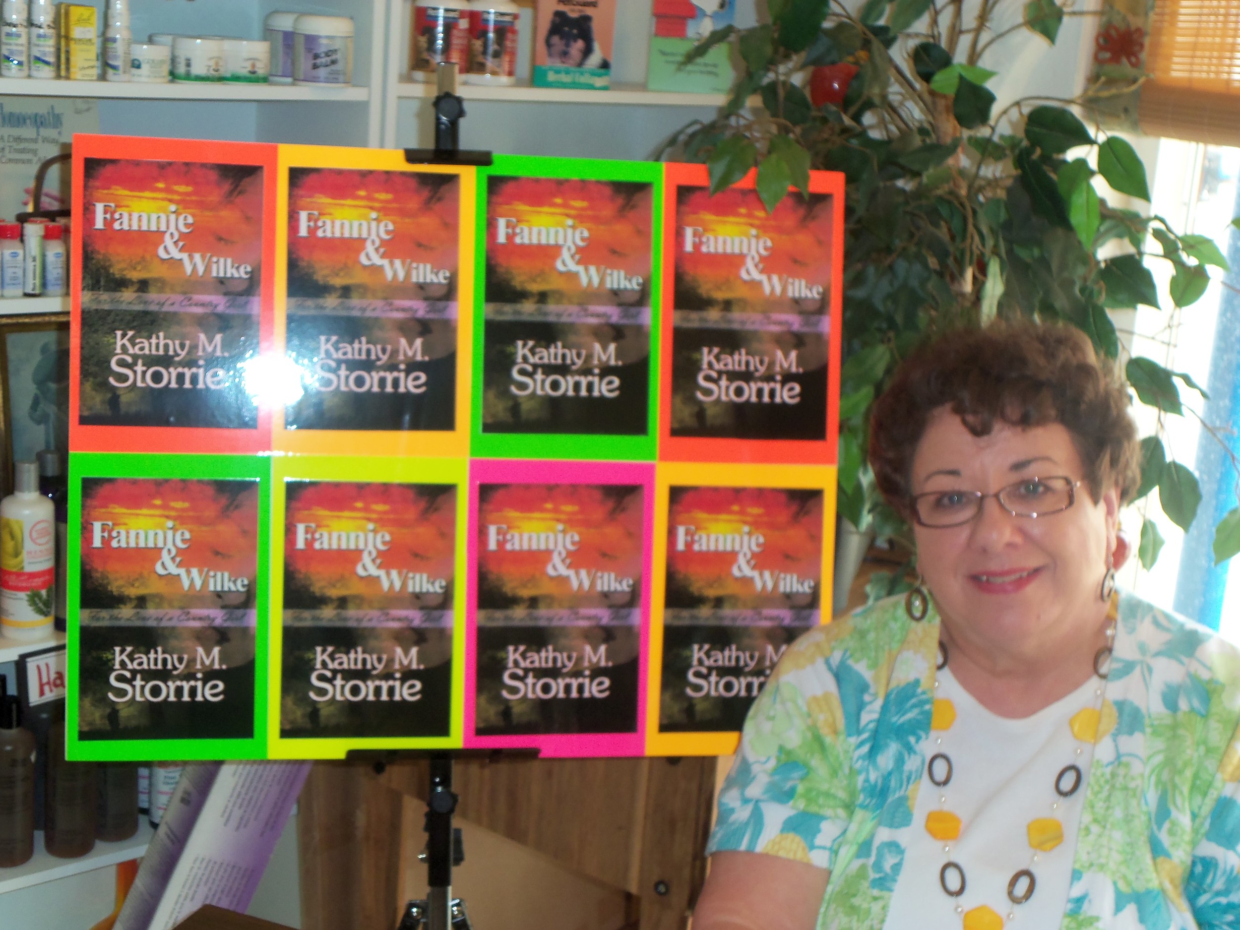 My first book signing was at HEALTH ON MAIN, Hamilton, Ohio. Fannie used lots of homeopathic healing remedies.