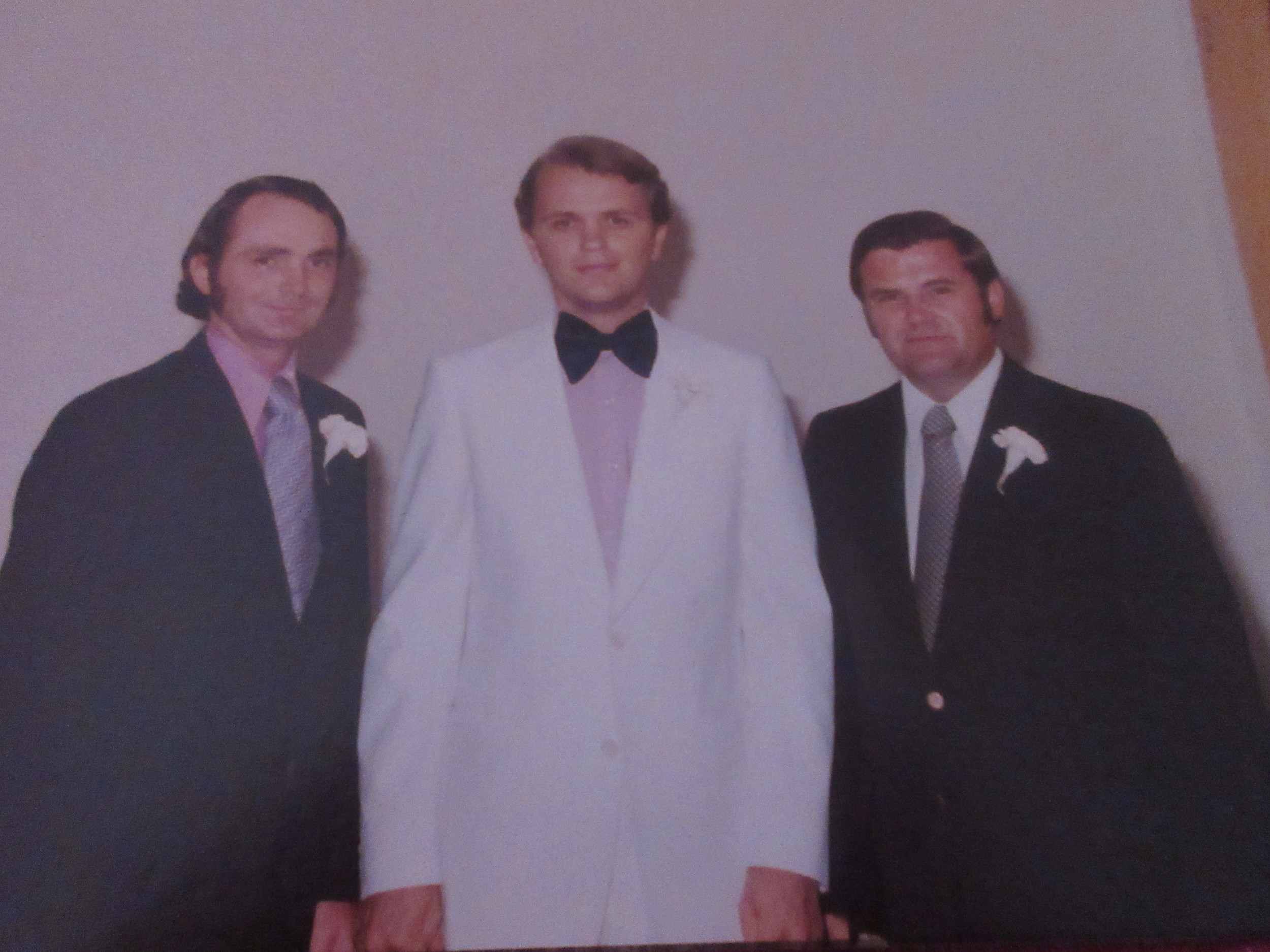 Best Man Randy Groom Sandy Rev. Bob