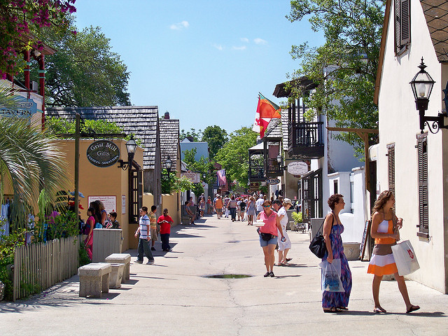 ST.GEORGE ST., ST. AUGUSTINE BY JON DAWSON CREATIVE COMMONS FLICKR